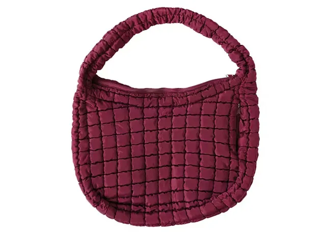 Stylish quilted totes available at Aldi.