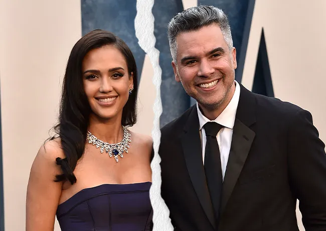 Jessica Alba Cash Warren Oscar party 2023