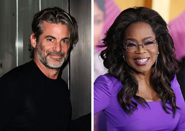 Jim Curtis and Oprah Winfrey