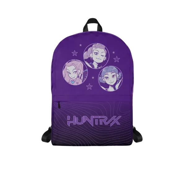 Stylish K-Pop themed backpack for fans.
