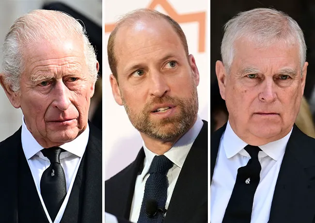 king charles prince william prince andrew