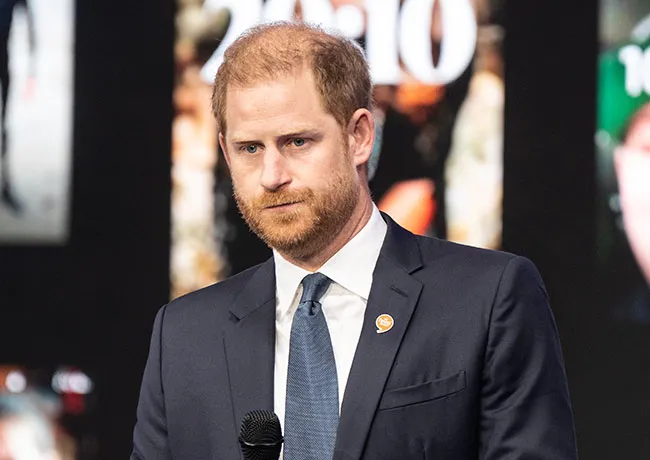 Prince Harry in a suit