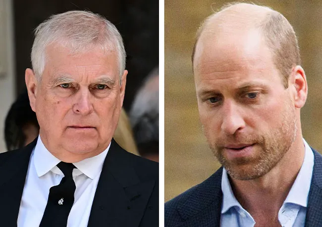 Prince Andrew and Prince William