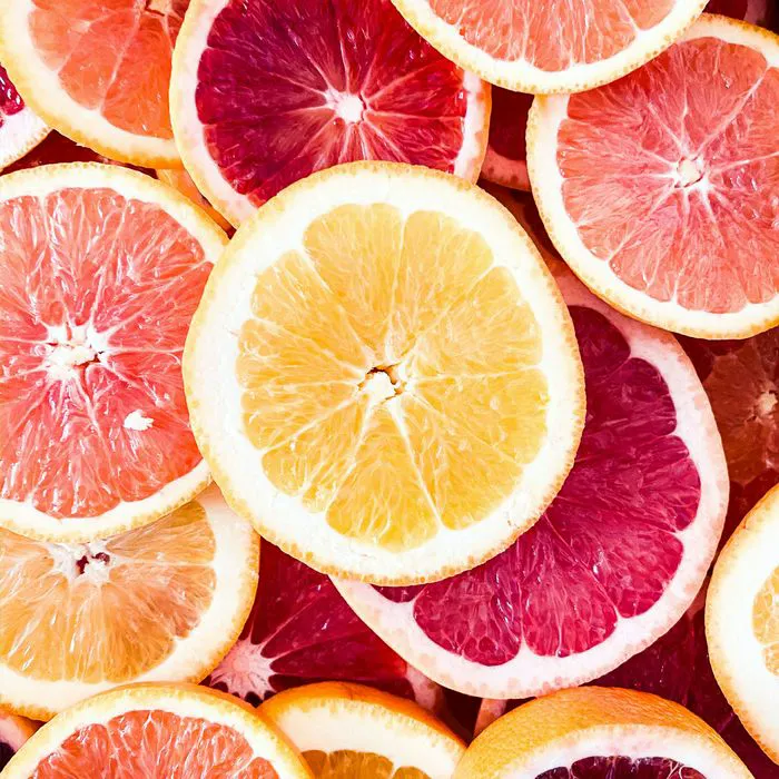 grapefruit slices
