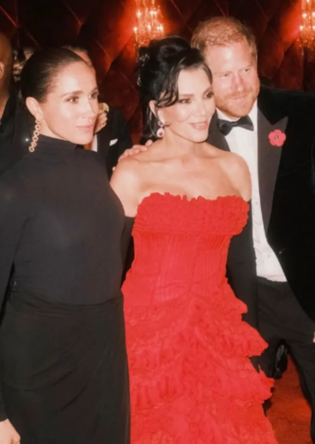 Meghan Markle Prince Harry Kris Jenner party