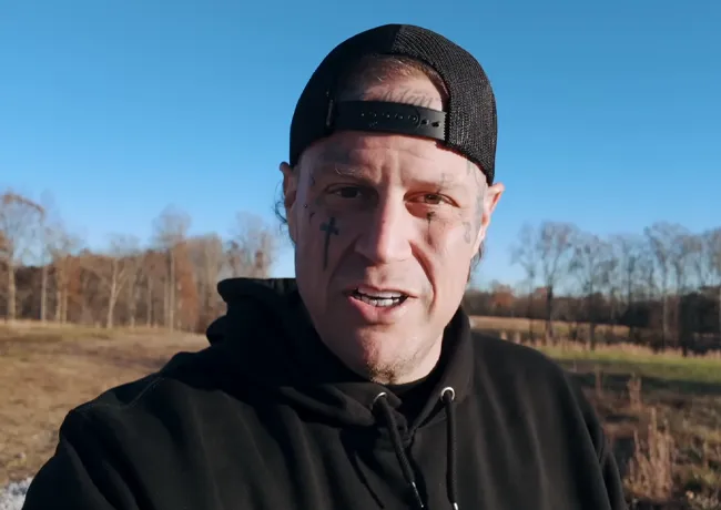 Jelly Roll reveals his face in YouTube video.