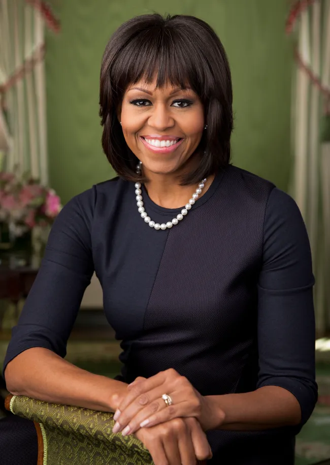 Michelle Obama official portrait White House