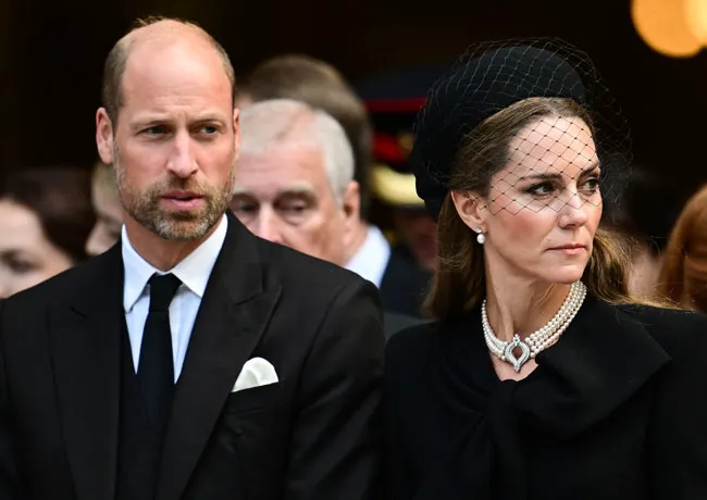 Prince William and Kate Middleton Requiem Mass for Duchess of Kent