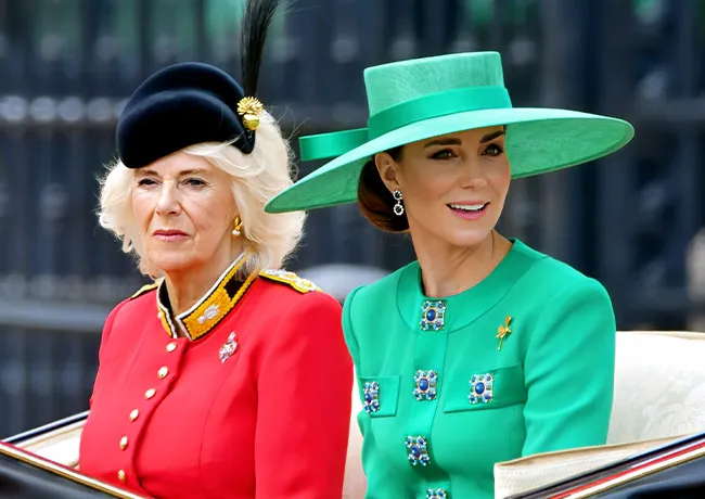 Kate Middleton and Queen Camilla