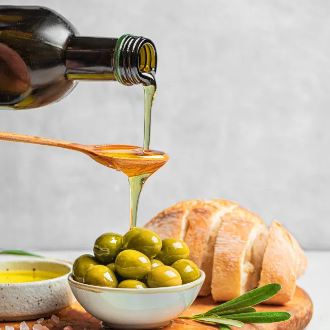 "Freshly prepared dishes appealingly arranged"