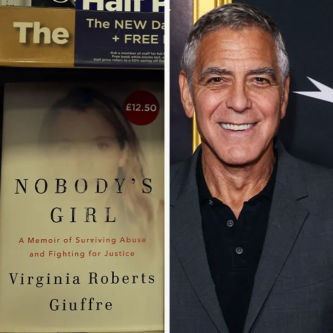 George Clooney and Virginia Giuffre memoir