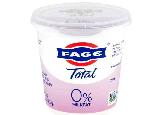 Fage 0% Greek yogurt available at Walmart