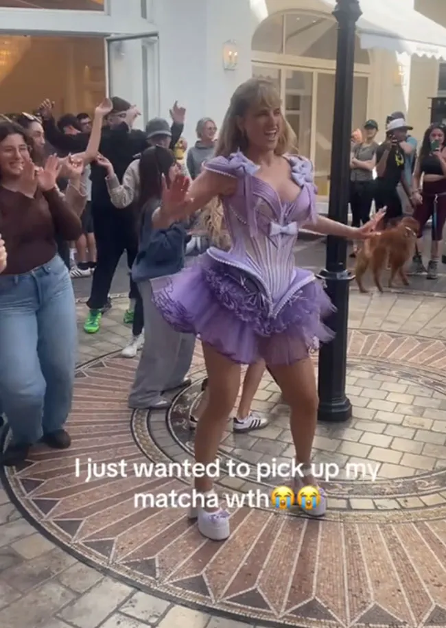 Meghan Trainor music video in mall