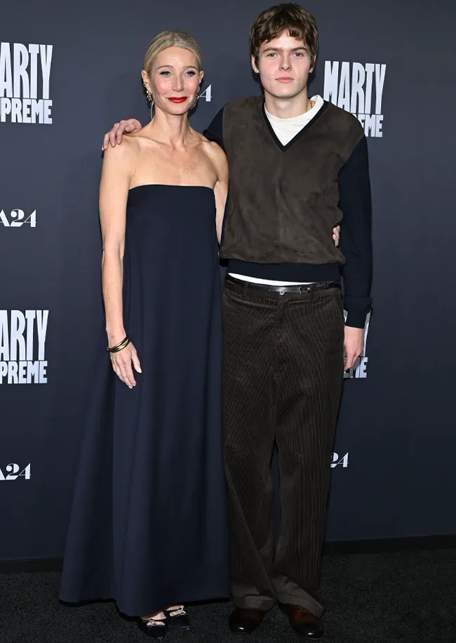 Gwyneth Paltrow and Moses Martin at film premiere event