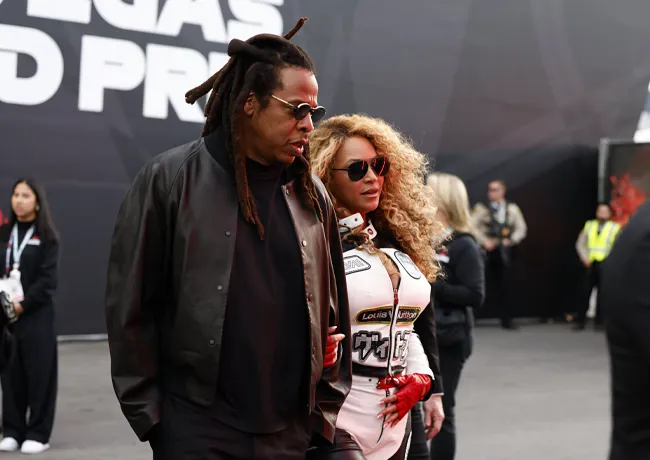 Beyonce and Jay Z F1