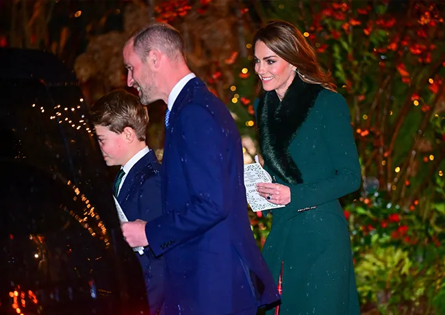 Kate Middleton and Prince William Together at Christmas carol service 2025