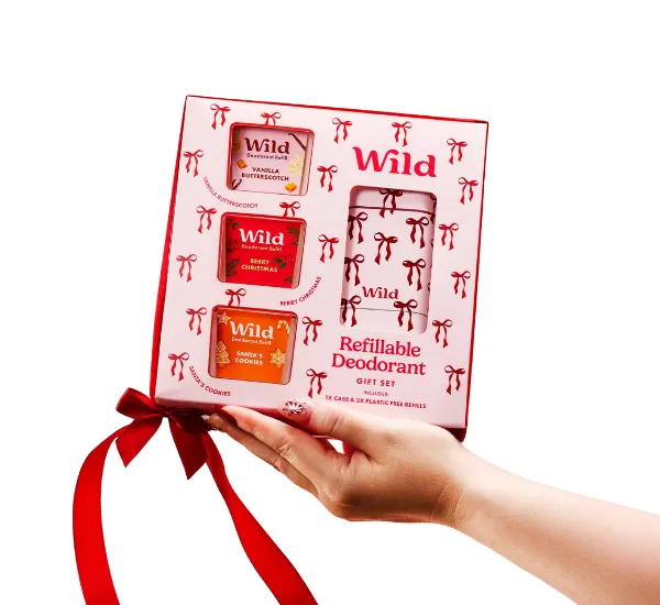 Wild Deodorant Christmas gift set for eco-friendly gifting