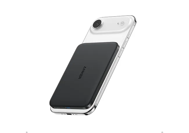 "Anker power bank charging a device"
