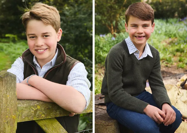 Prince George and Prince Louis 2025 birthday photos