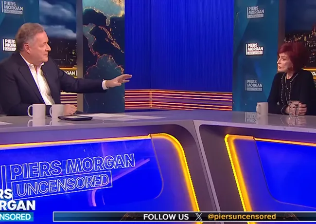 Sharon Osbourne on Piers Morgan talking about Ozzy Osbourne
