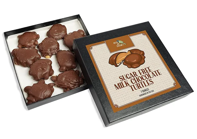 Sugar-free chocolate turtles for a sweet treat without guilt