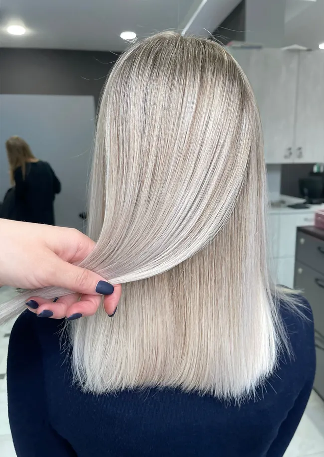ash-blonde