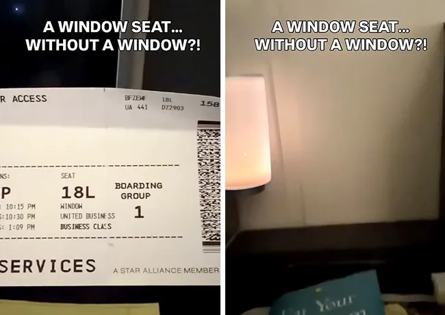Instagram Gayle King post windowless window seat