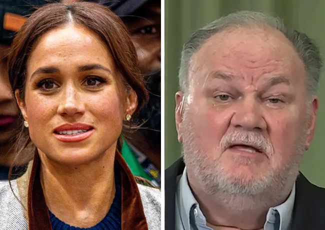 Meghan Markle and Thomas Markle