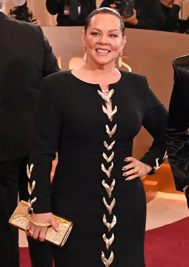 Melissa McCarthy at the 83rd Annual Golden Globe Awards ceremony.