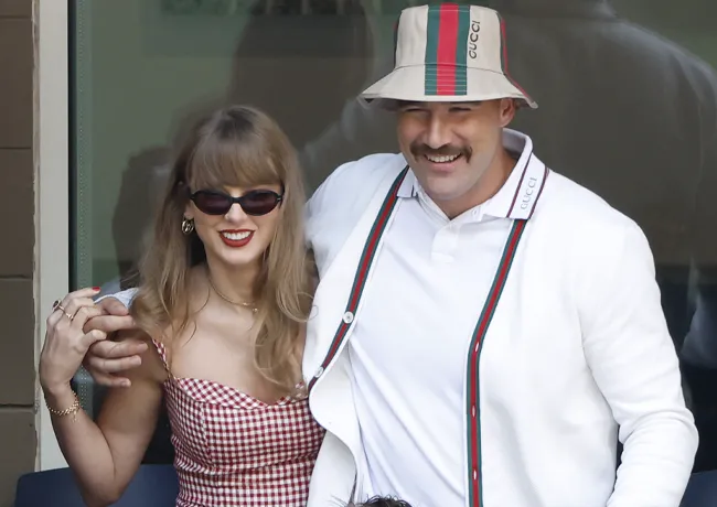 Taylor Swift and Travis Kelce