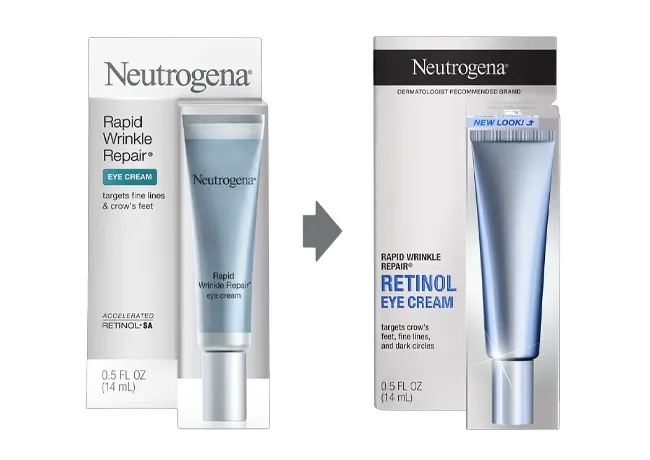 Neutrogena Rapid Wrinkle Repair Anti-Wrinkle Eye Cream packaging image.