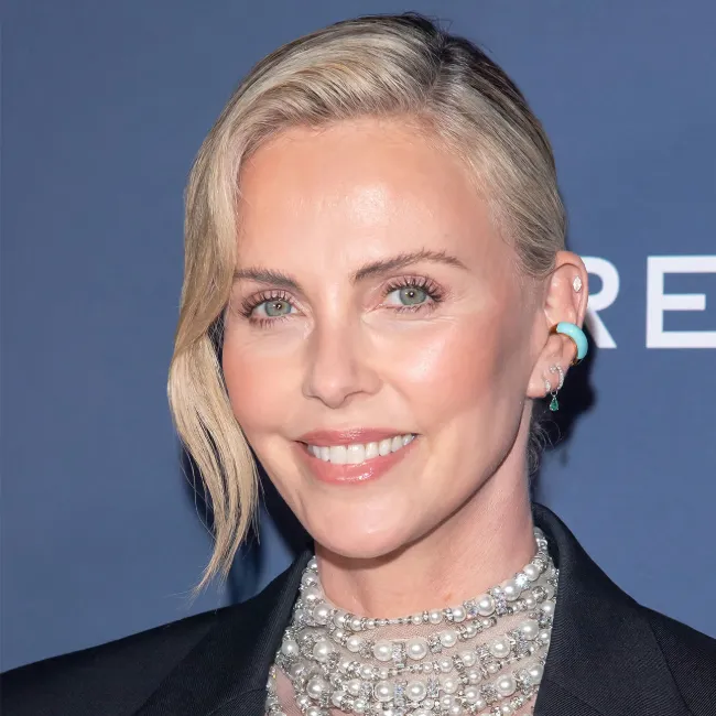 Charlize Theron at the Breitling x Charlize Theron Navitimer launch