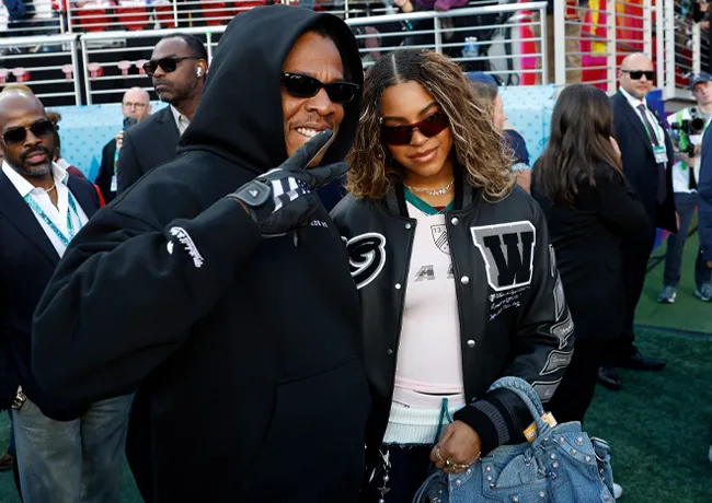 Jay-Z and Blue Ivy Carter Super Bowl LX