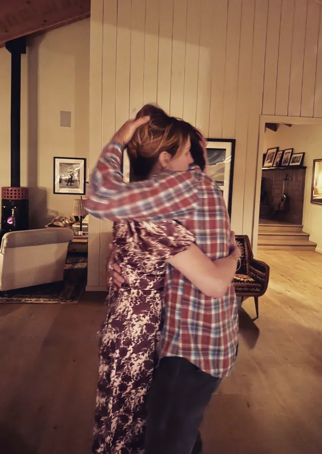 Julia Roberts shares a joyful moment with her husband on Instagram.