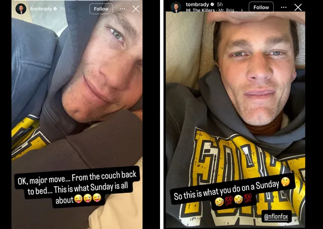 Tom Brady Instagram Story thirst trap