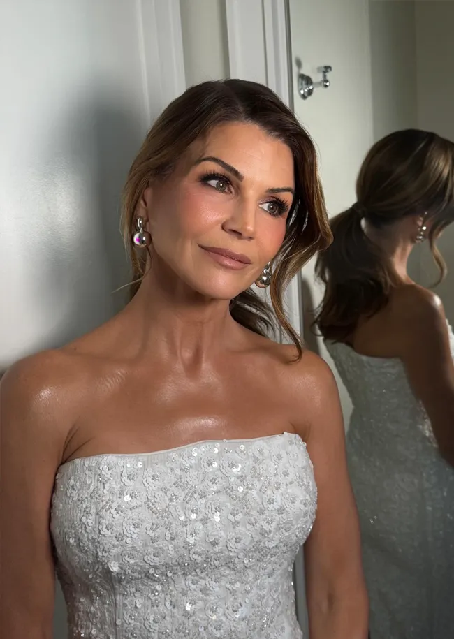 Lori Loughlin's hair transformation featured on Instagram.