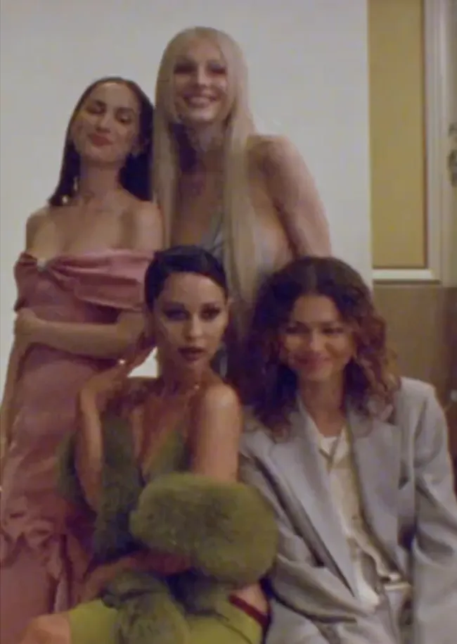 Euphoria cast group photo from HBO Max trailer