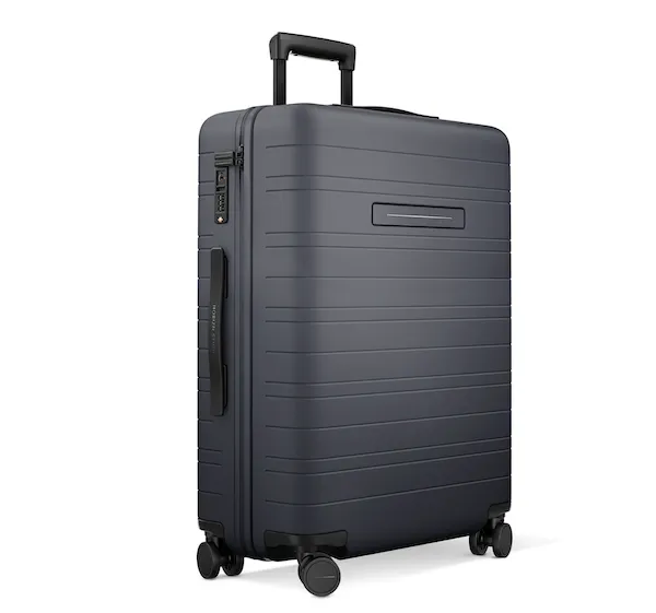 Spacious check-in luggage for long trips.