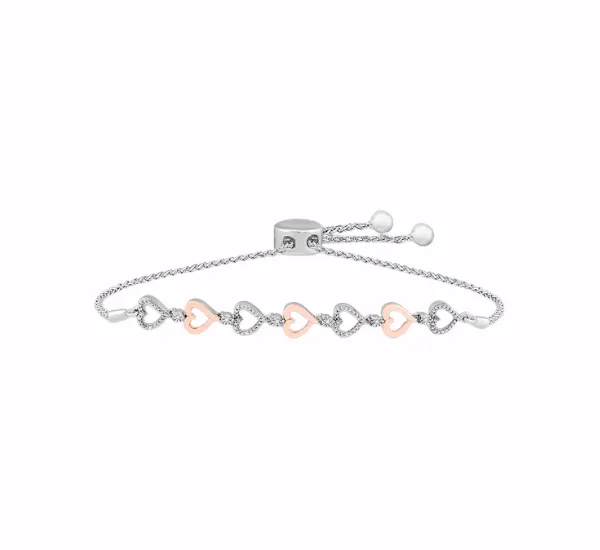 Jared jewelers heart bracelet in sterling silver