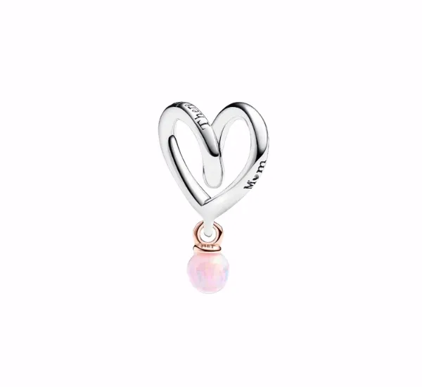 Pandora wrapped heart charm for sentimental moms