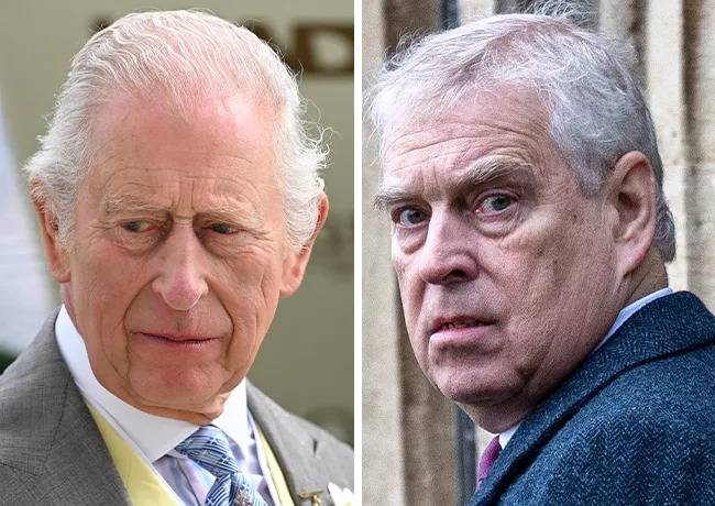 King Charles and Andrew