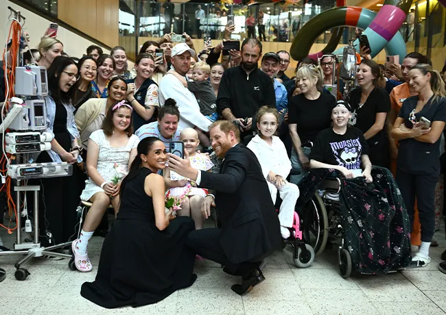 Prince Harry and Meghan Markle children's hospital Australia