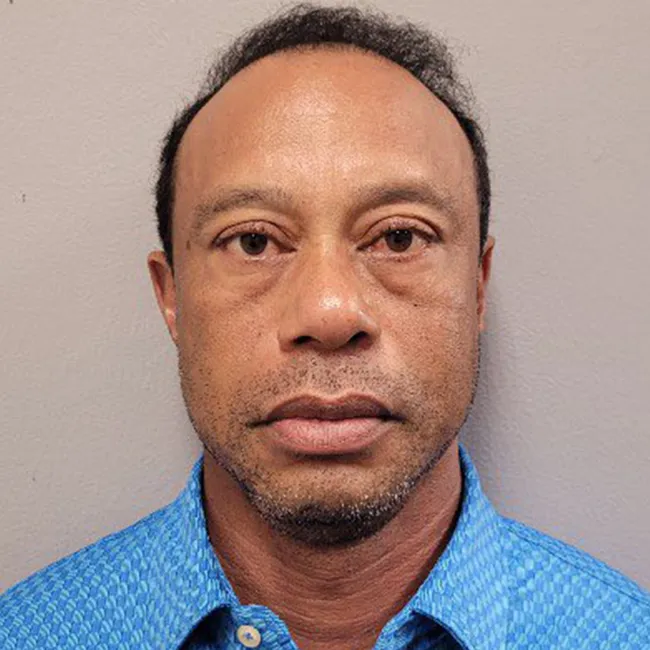 tiger woods mugshot