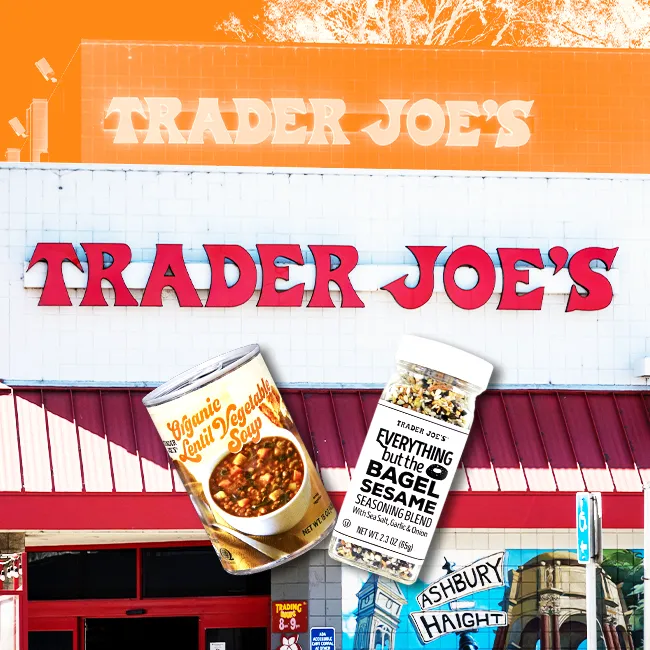 Trader Joe's lentil soup with Everything But The Bagel seasoning.
