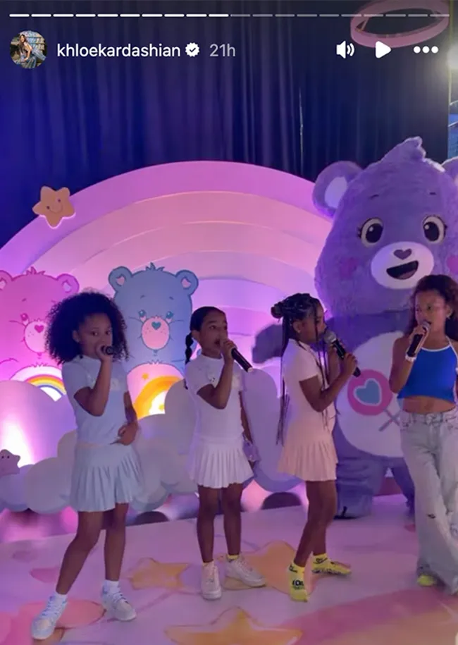 Khloe Kardashian Instagram True Care Bear birthday party