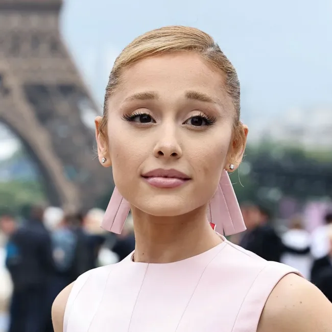 Ariana Grande performing at the Paris 2024 Olympic Games opening ceremony