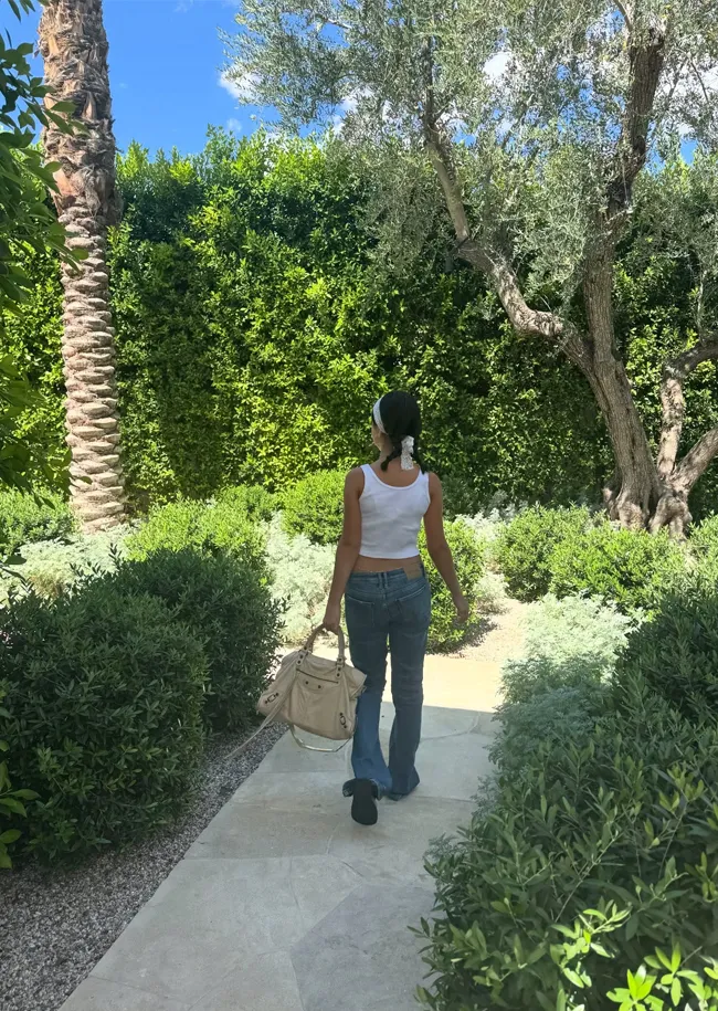 Penelope Disick's stylish look shared by Kourtney Kardashian on Instagram.