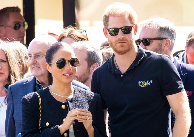 Prince Harry and Meghan Markle Jaguar Land Rover Driving challenge