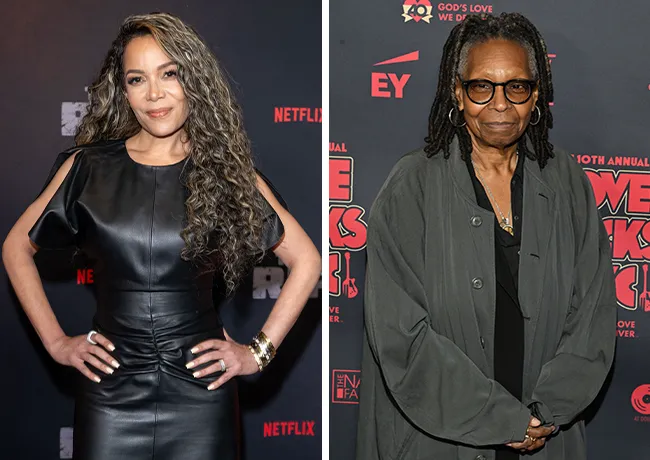 Sunny Hostin and Whoopi Goldberg