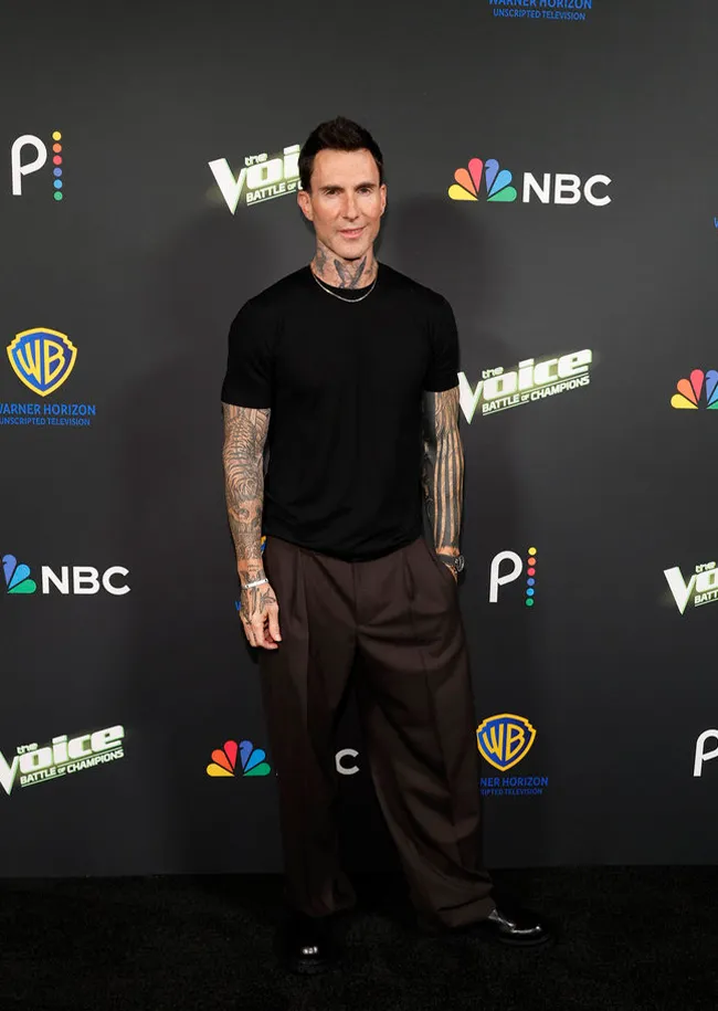 Adam Levine performing at The Voice Finale Screening at The Blue Note